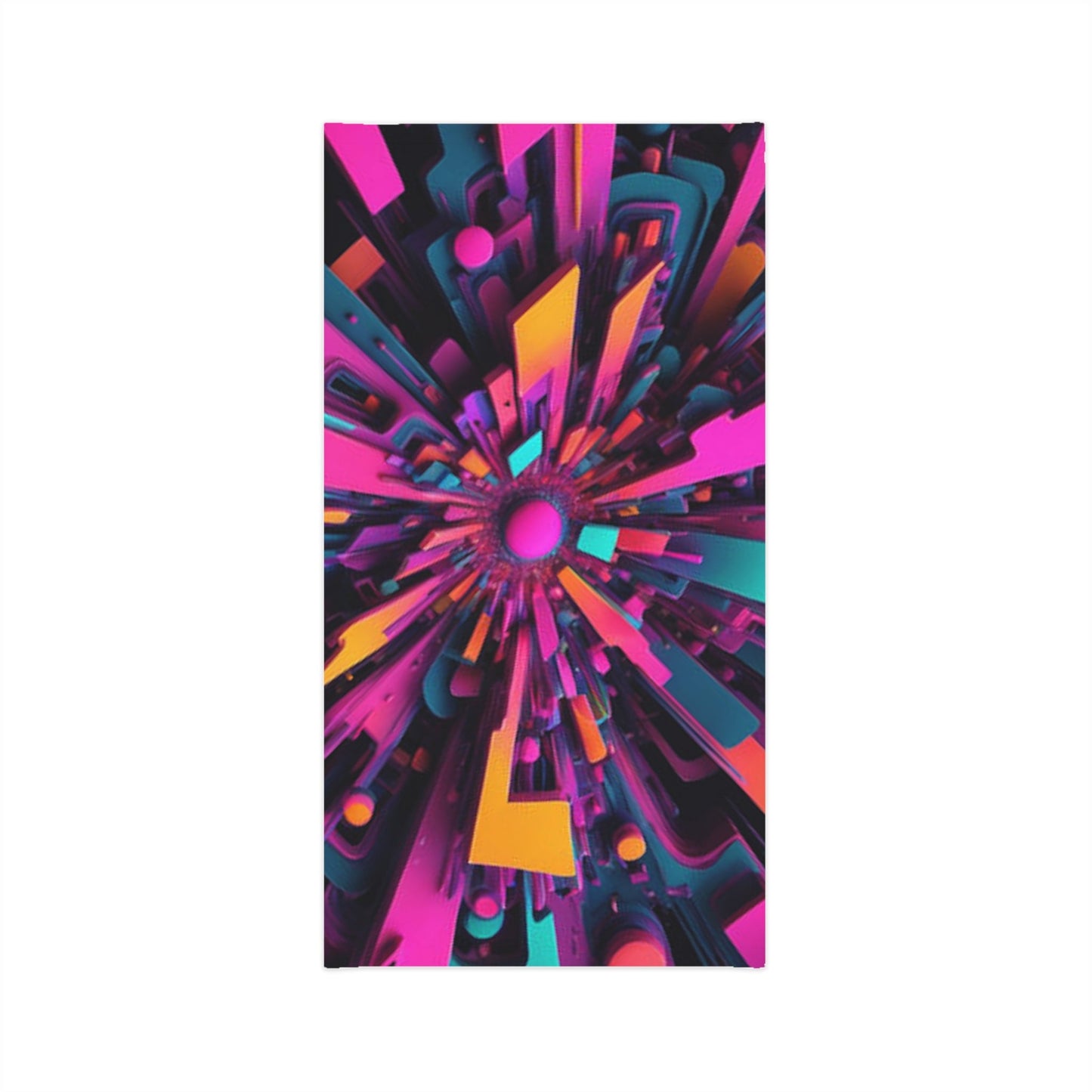 Magenta Pattern Neck Gaiter - Colorwink