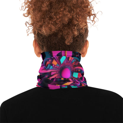 Magenta Pattern Neck Gaiter - Colorwink