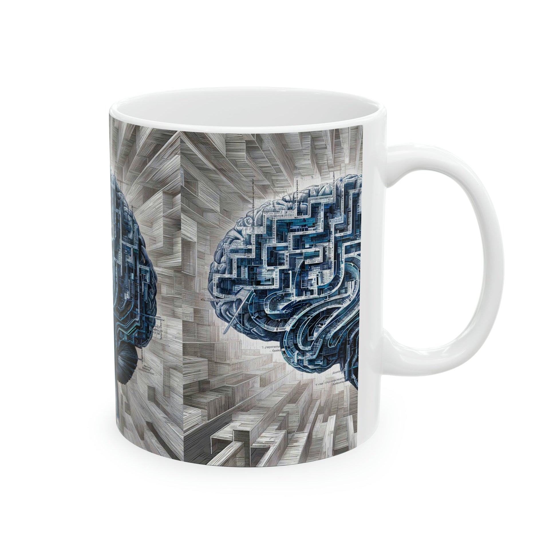 Maze in the Brain Coffee Mug - Colorwink