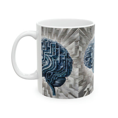 Maze in the Brain Coffee Mug - Colorwink