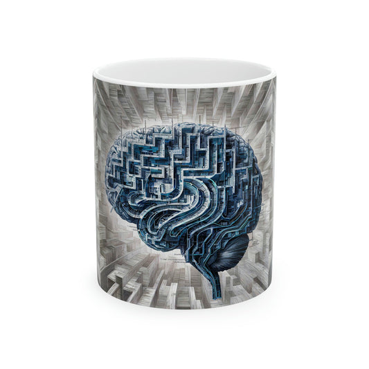 Maze in the Brain Coffee Mug - Colorwink