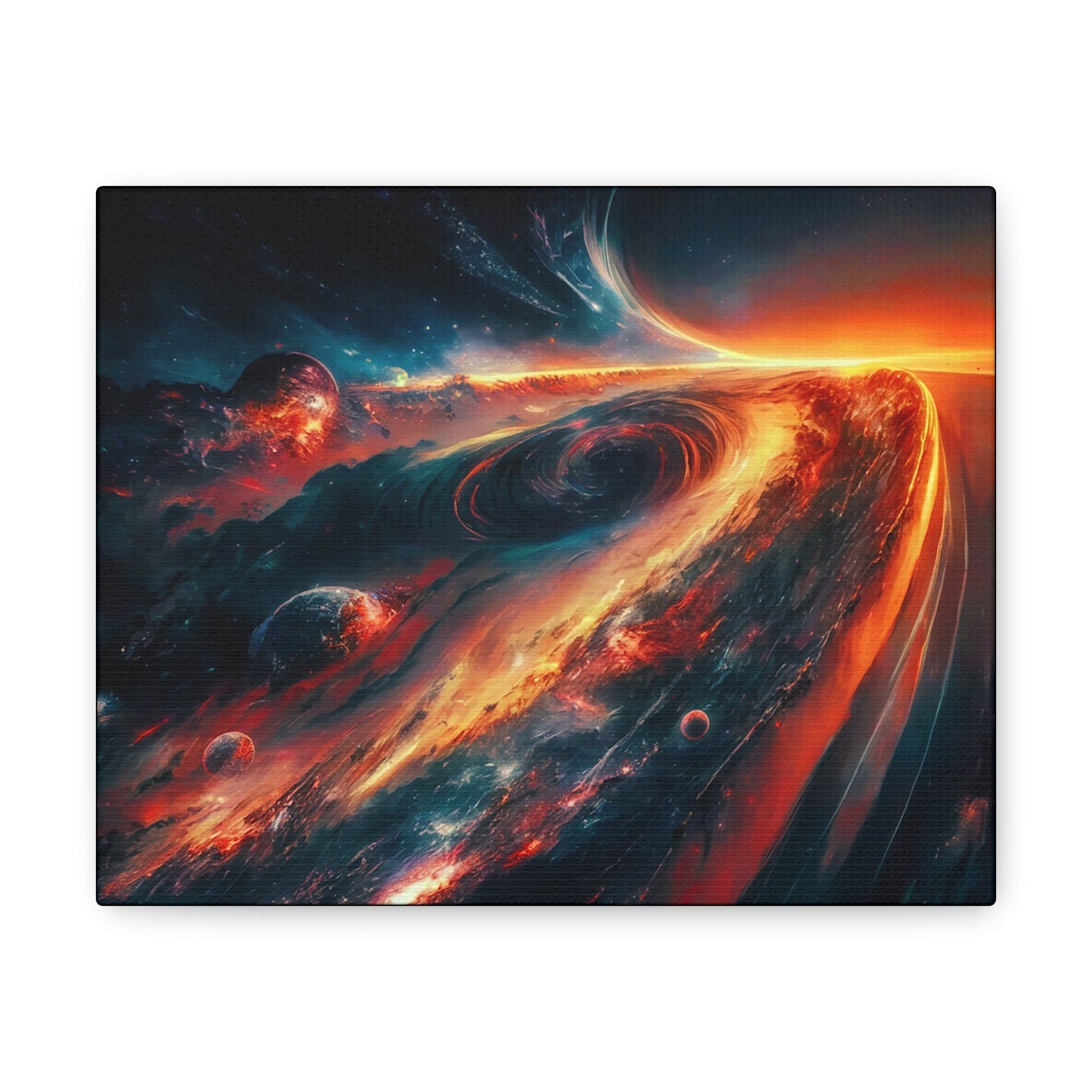 Meteor Universe Art Canvas - Colorwink