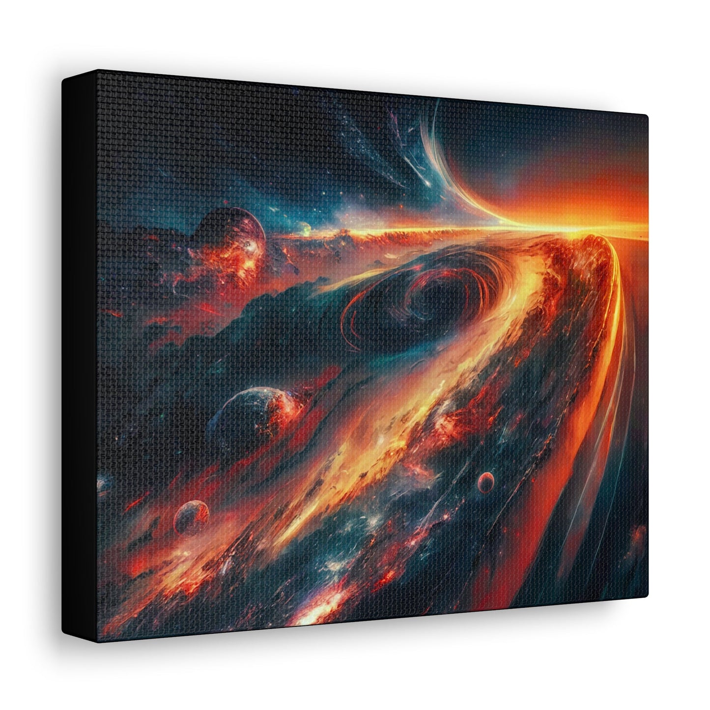 Meteor Universe Art Canvas - Colorwink