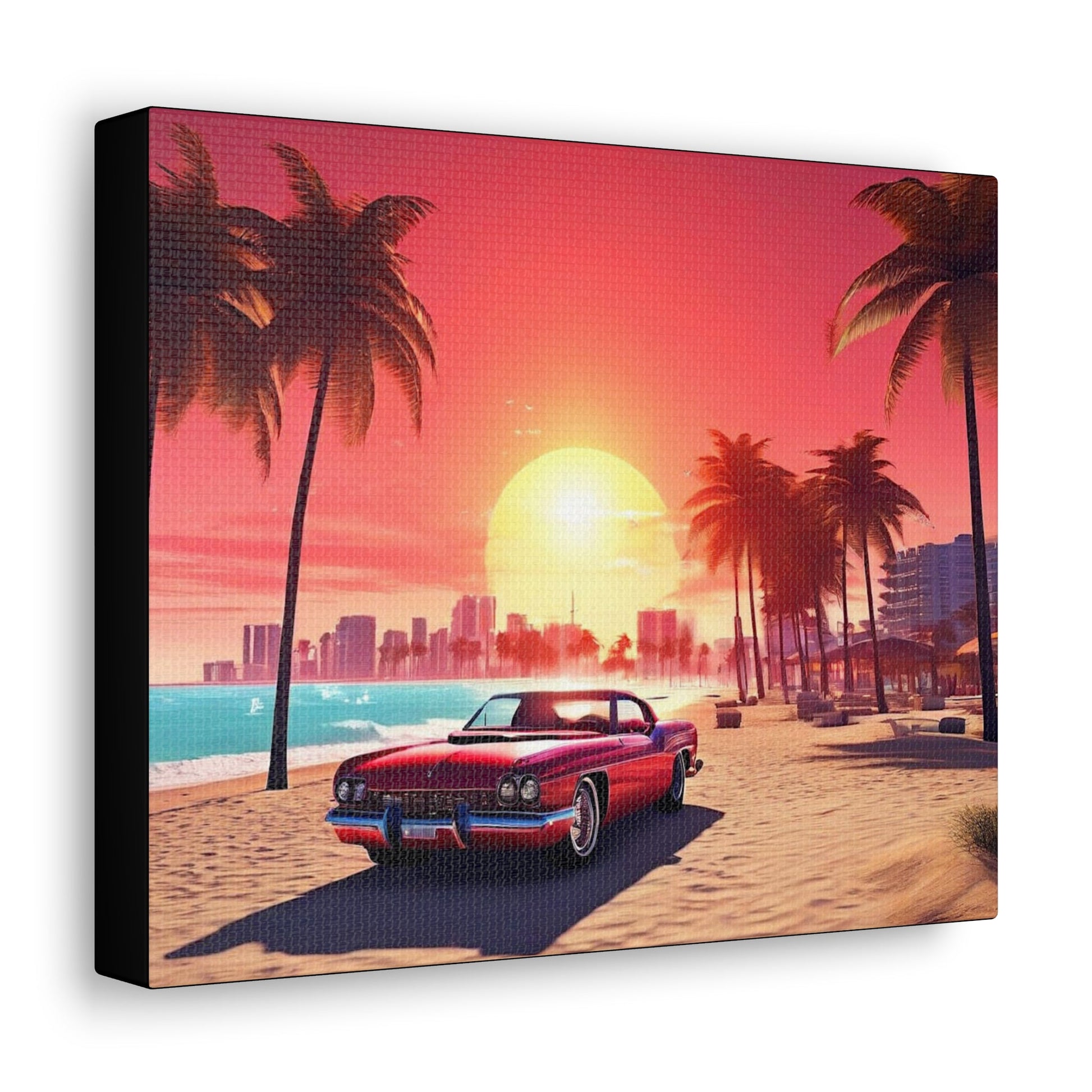 Miami Beach Canvas - Colorwink