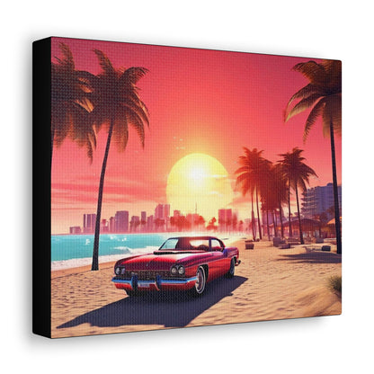 Miami Beach Canvas - Colorwink