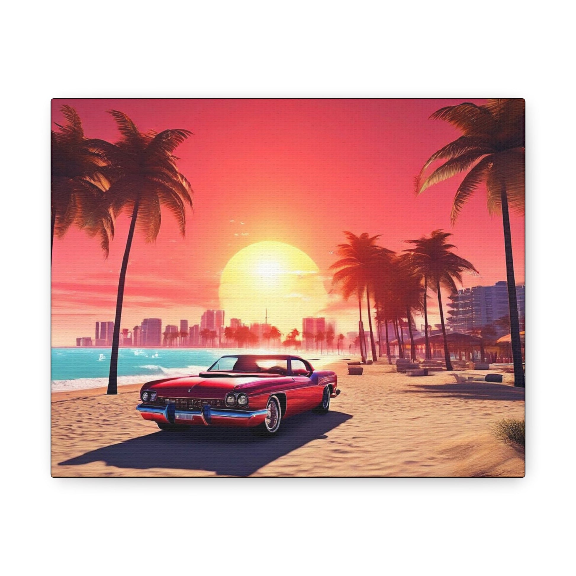 Miami Beach Canvas - Colorwink