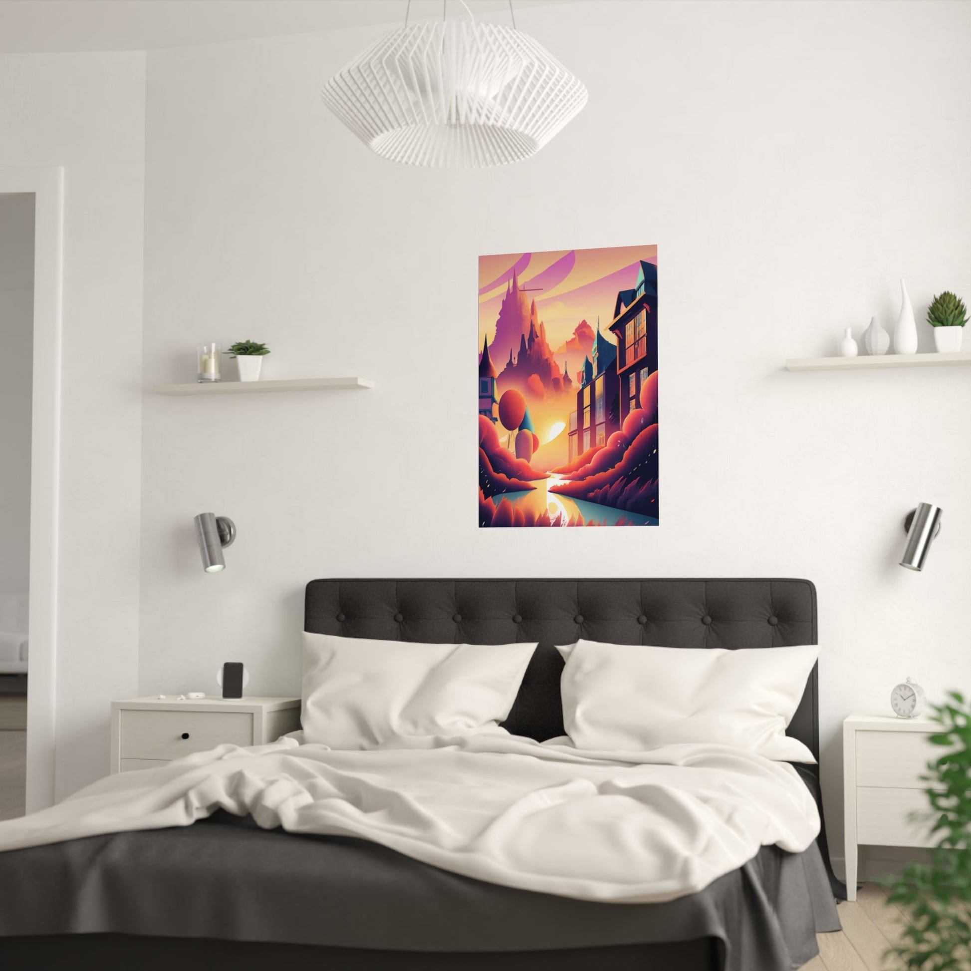 Modern Art House Poster - Colorwink