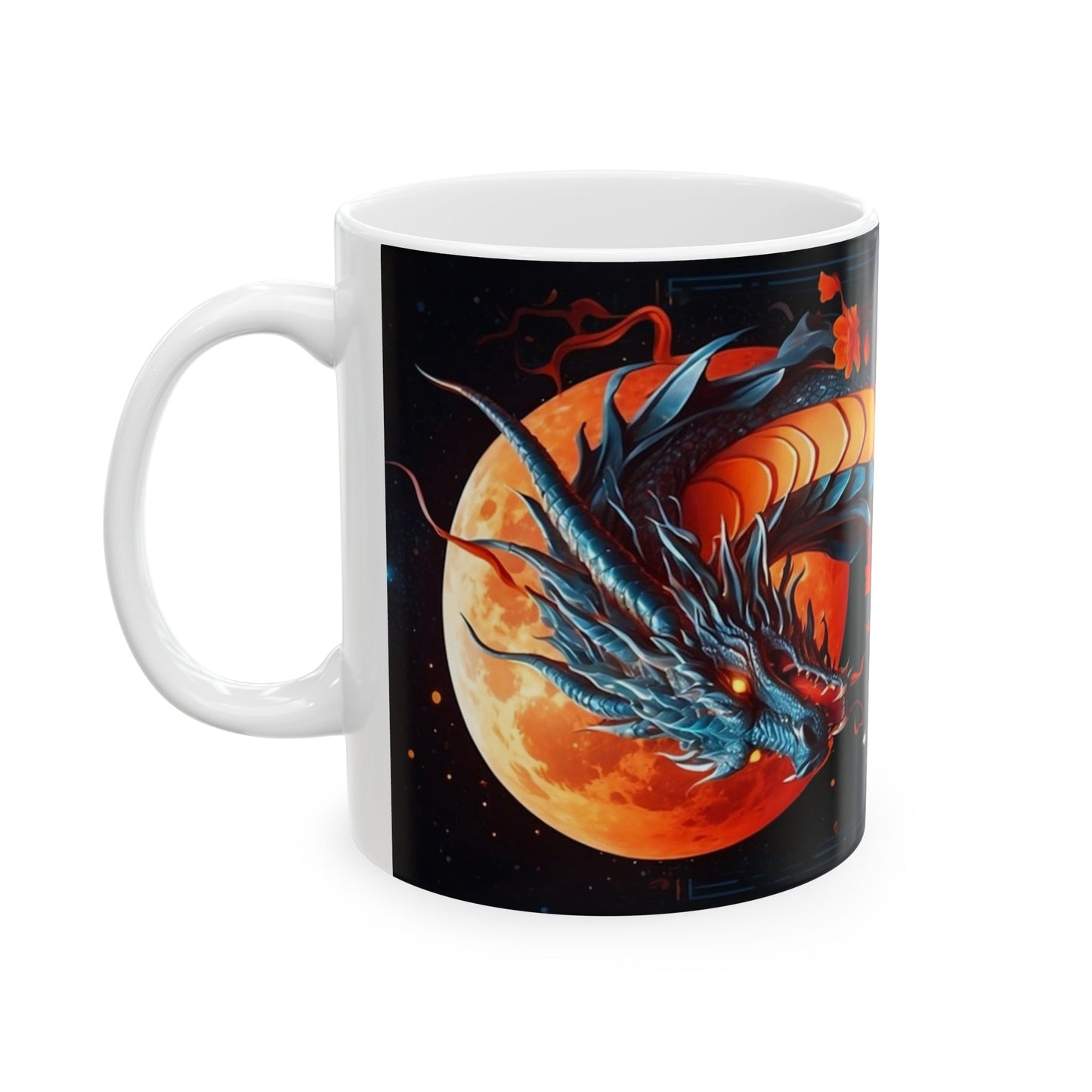 Moon Dragon Coffee Mug - Colorwink