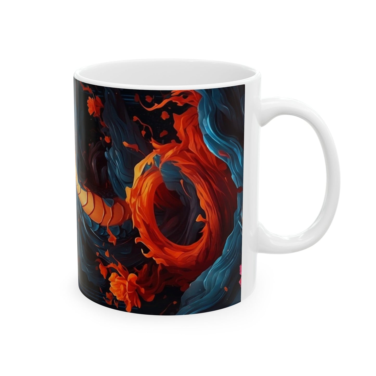 Moon Dragon Coffee Mug - Colorwink