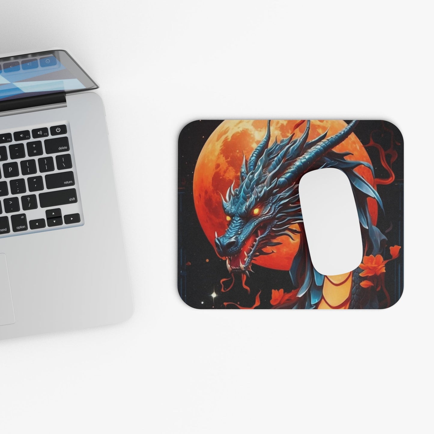 Moon Dragon Mouse Pad - Colorwink