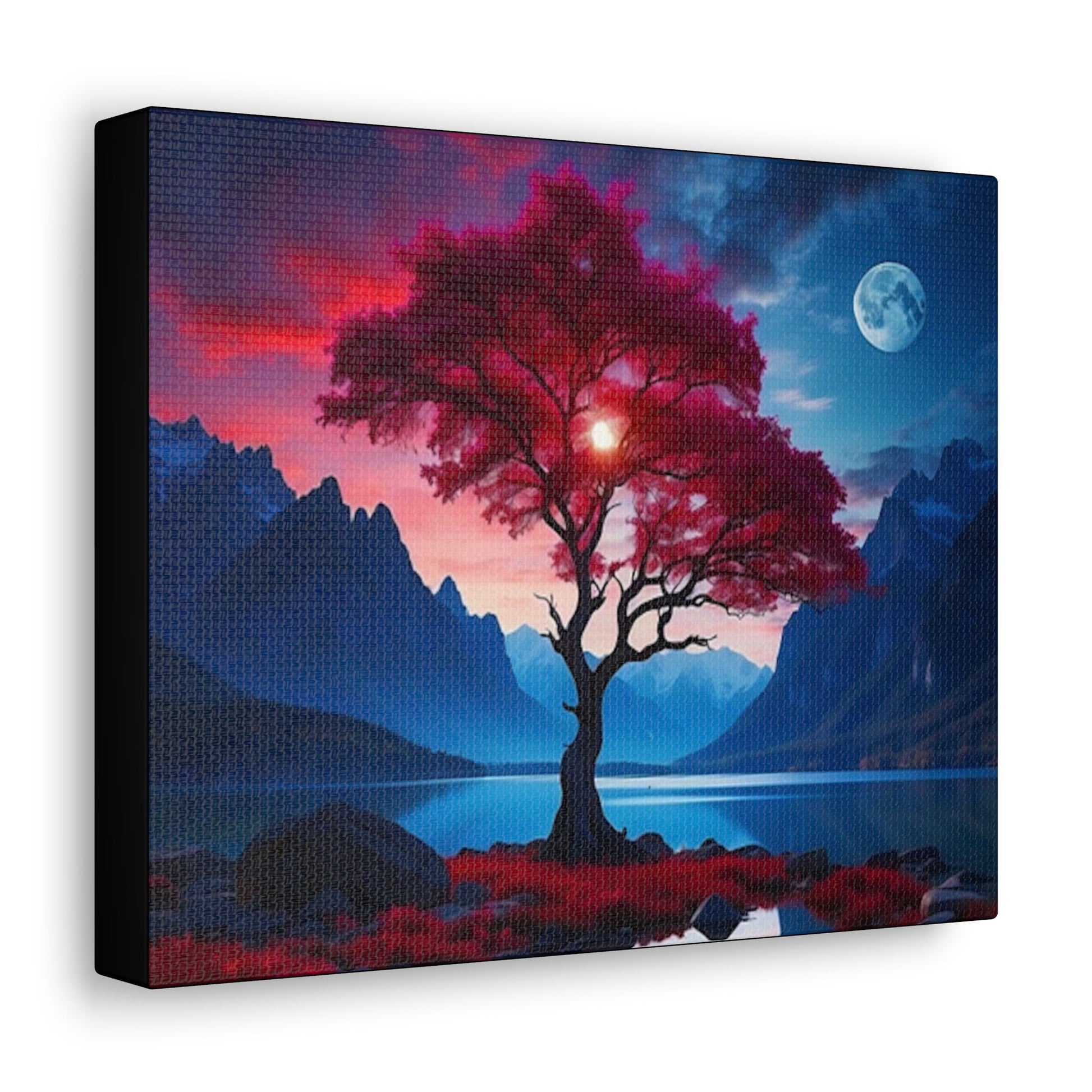 Moon Light Art Canvas - Colorwink