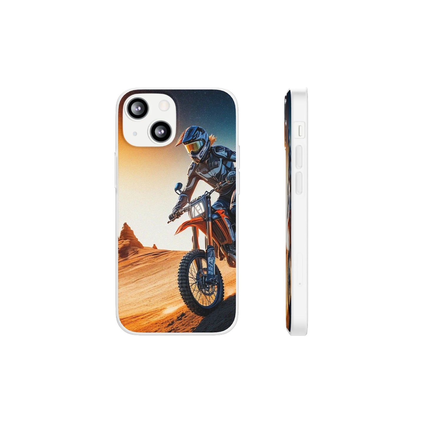 Motocross Rider Flexi Case - Colorwink