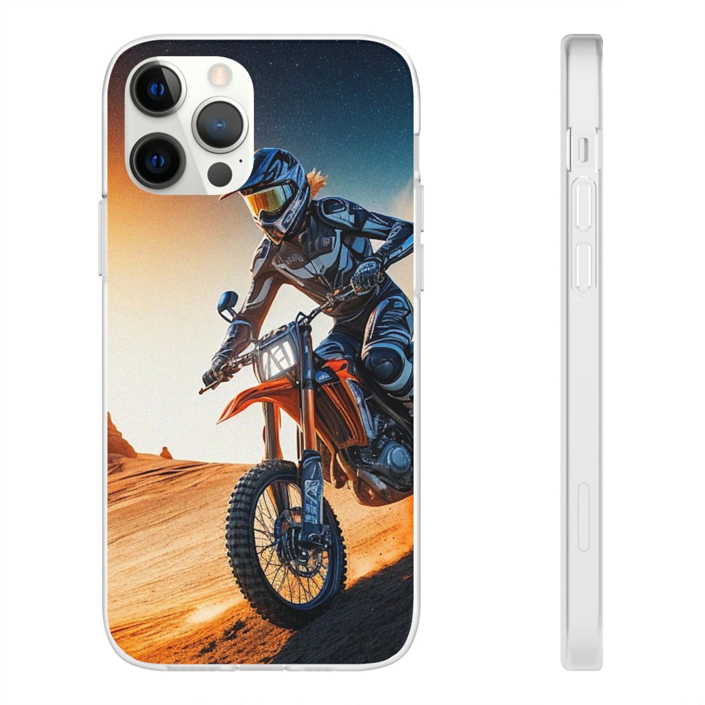 Motocross Rider Flexi Case - Colorwink