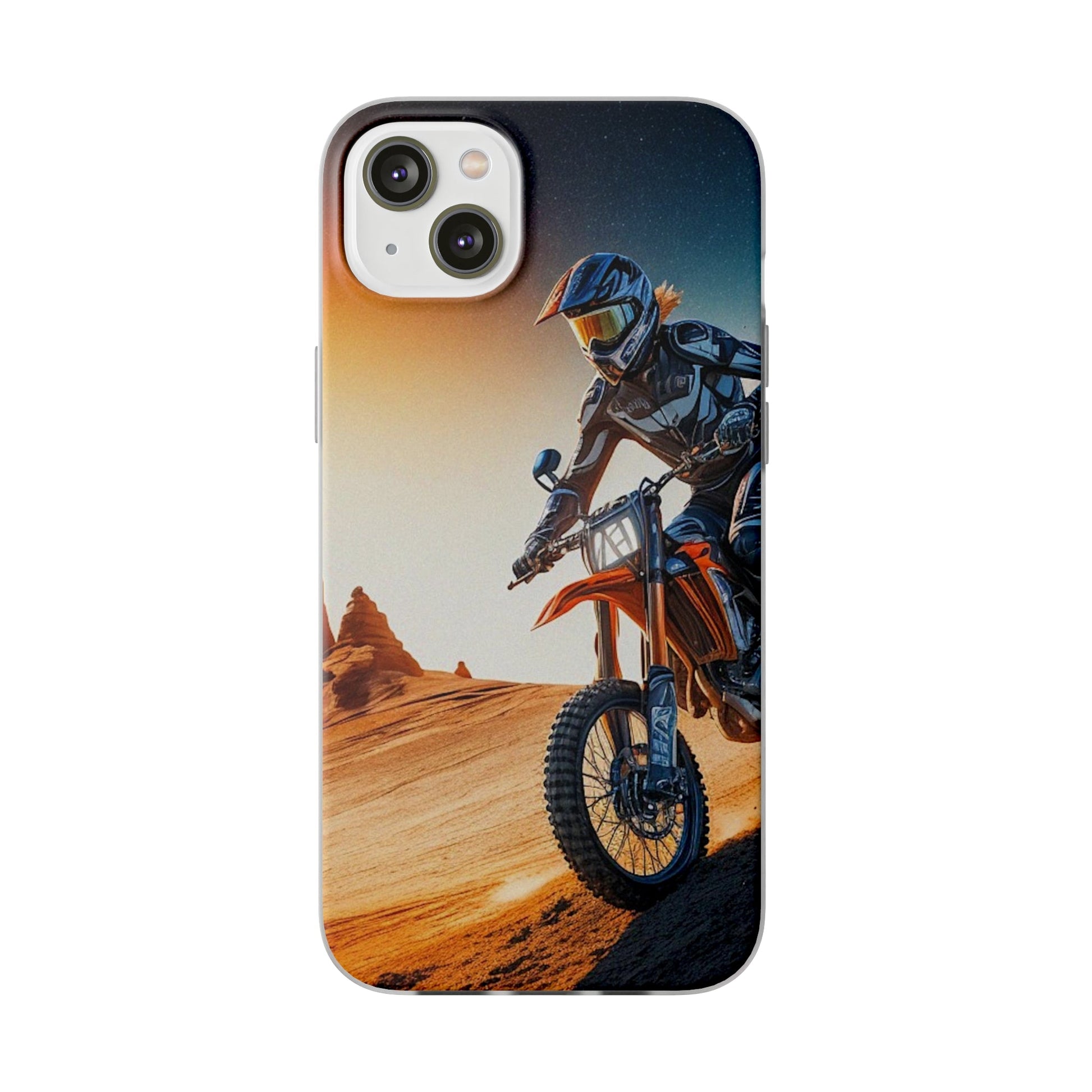 Motocross Rider Flexi Case - Colorwink