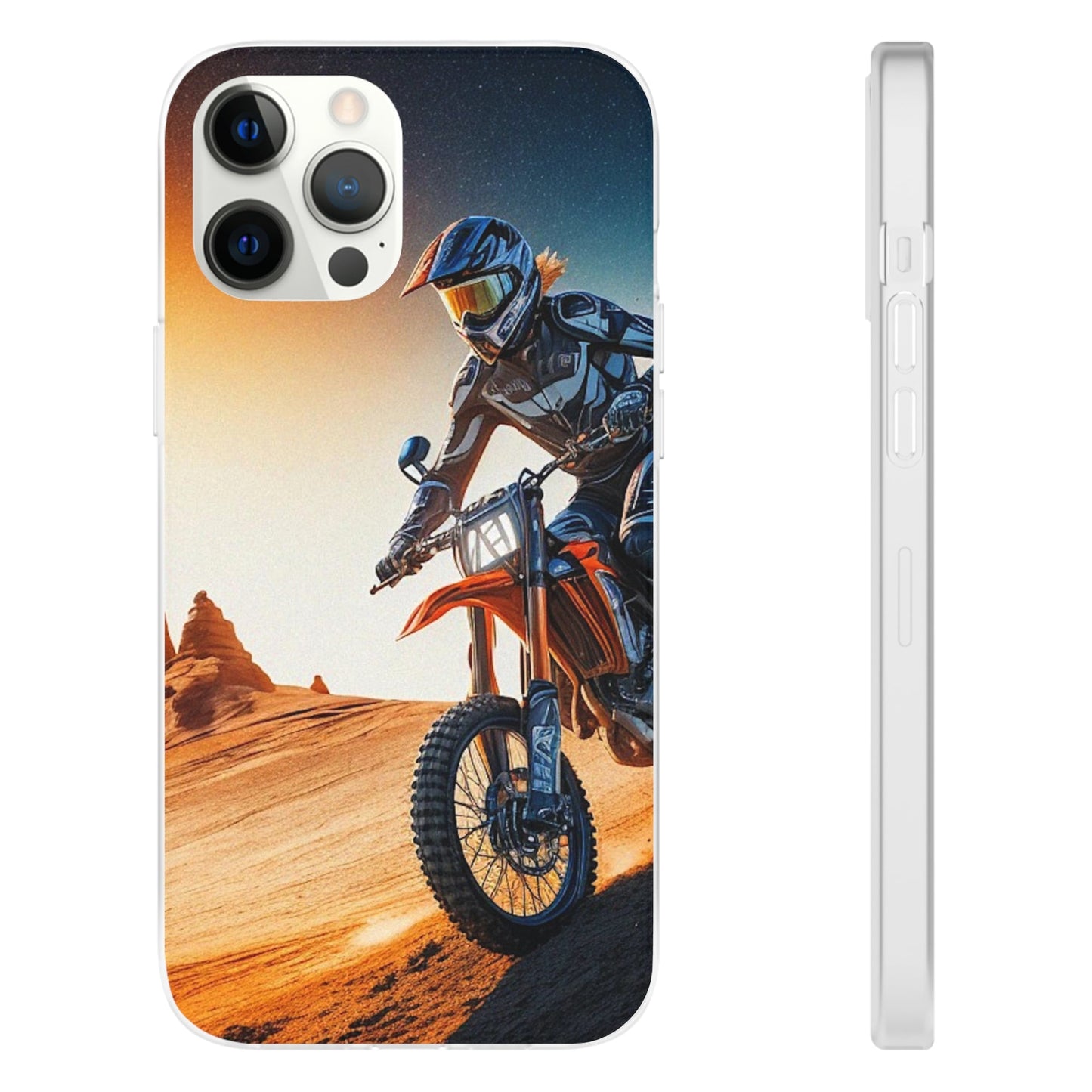 Motocross Rider Flexi Case - Colorwink