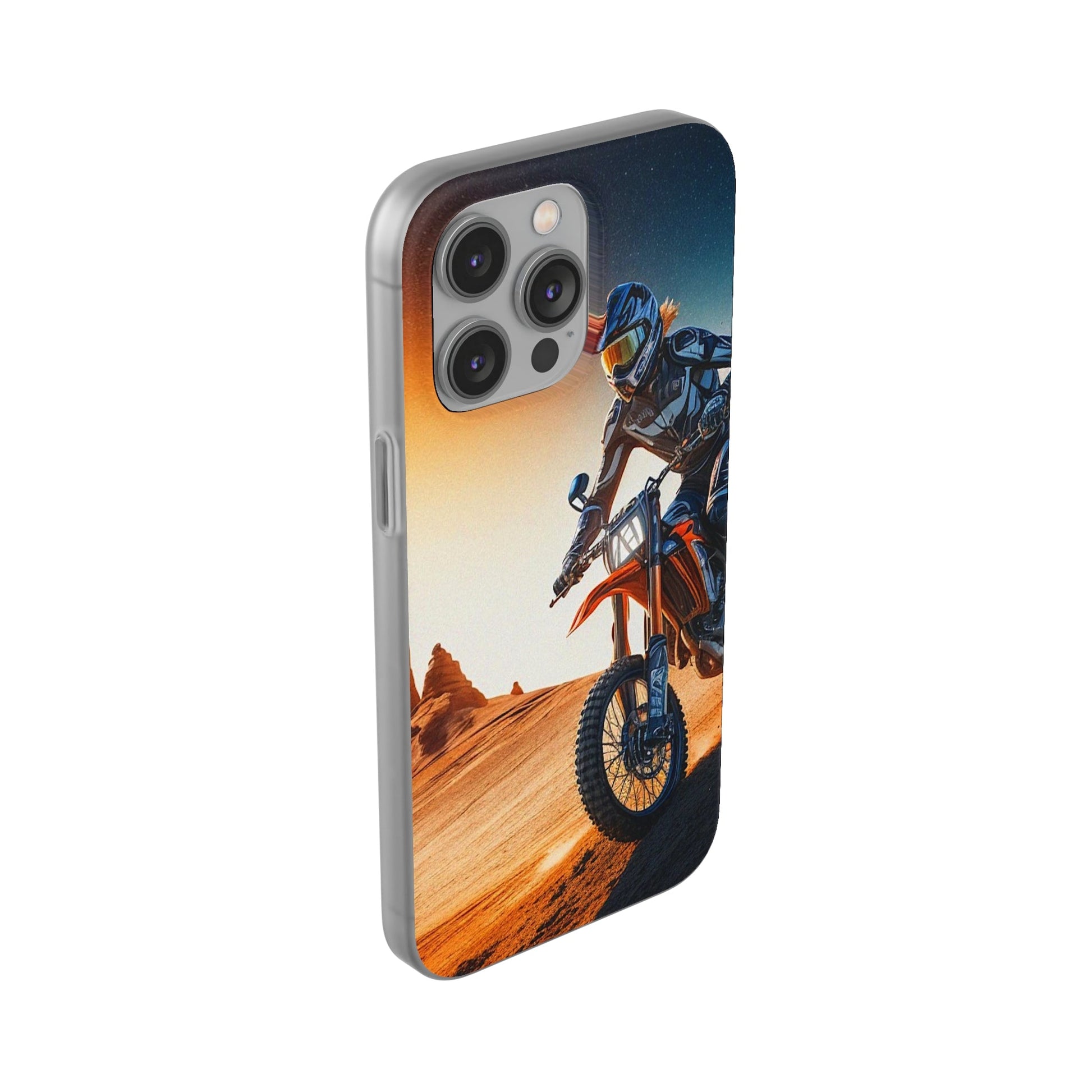 Motocross Rider Flexi Case - Colorwink