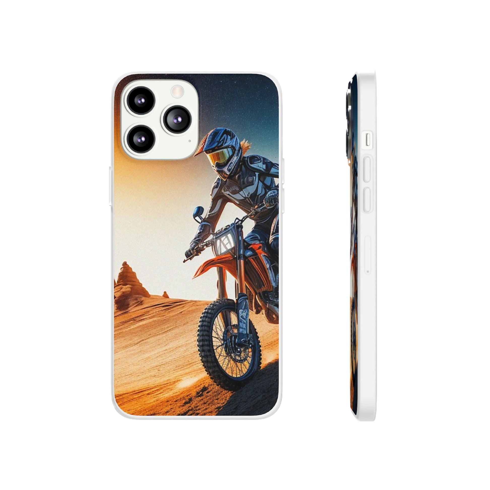 Motocross Rider Flexi Case - Colorwink