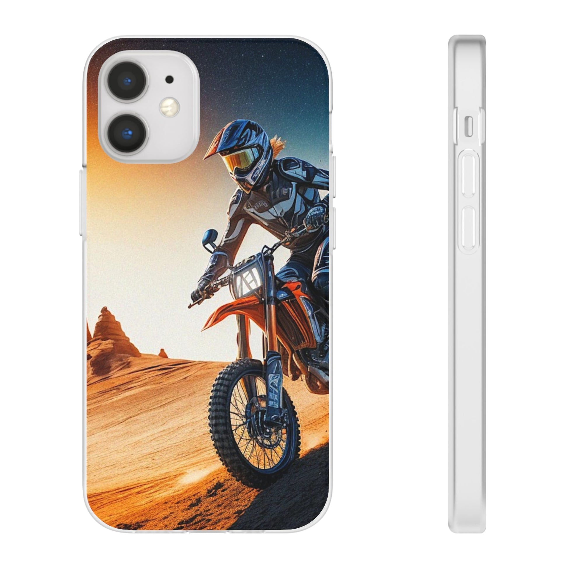 Motocross Rider Flexi Case - Colorwink