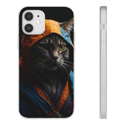 Muscular Cat Flexi Case - Colorwink