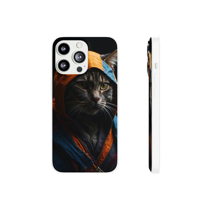 Muscular Cat Flexi Case - Colorwink