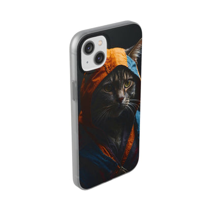 Muscular Cat Flexi Case - Colorwink