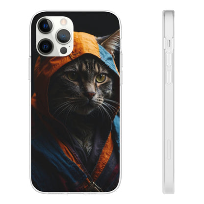 Muscular Cat Flexi Case - Colorwink