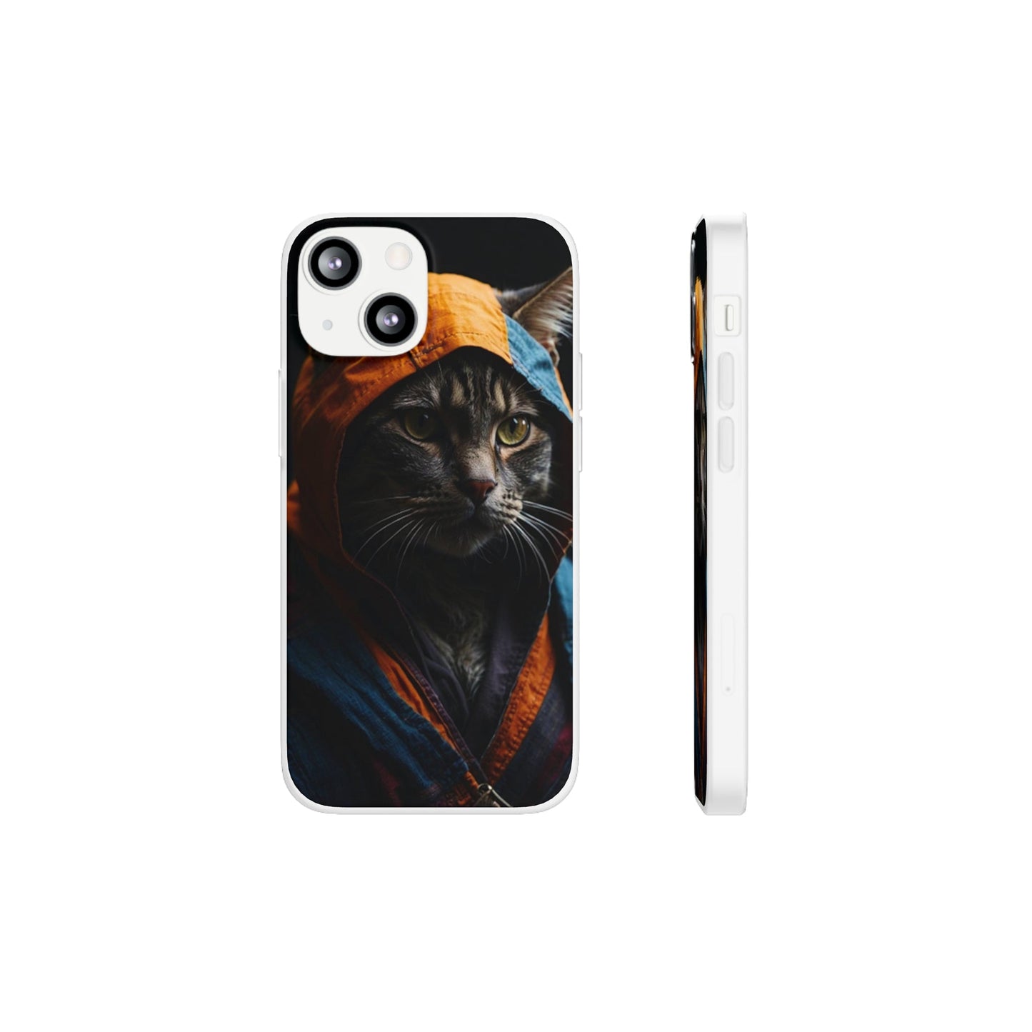 Muscular Cat Flexi Case - Colorwink