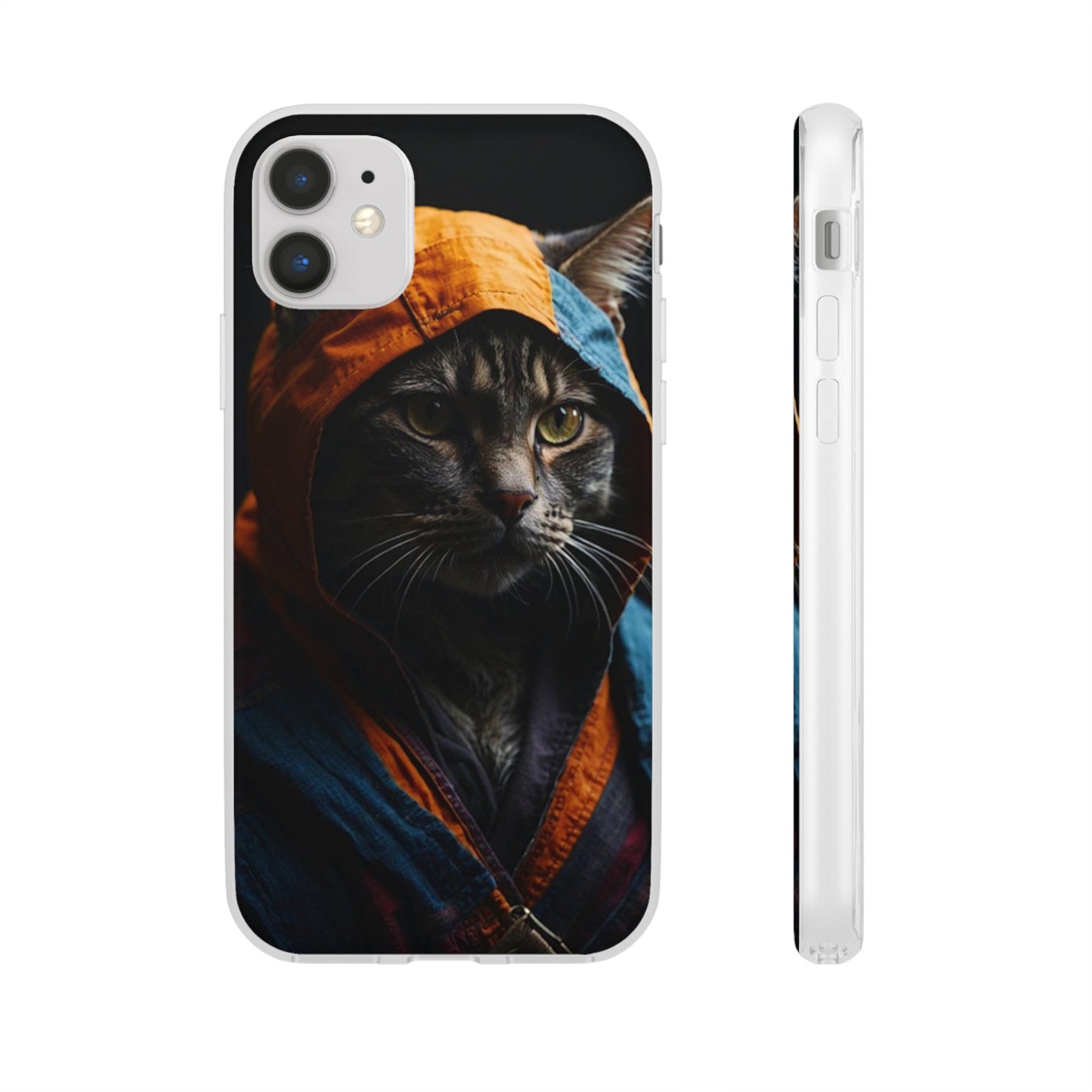 Muscular Cat Flexi Case - Colorwink