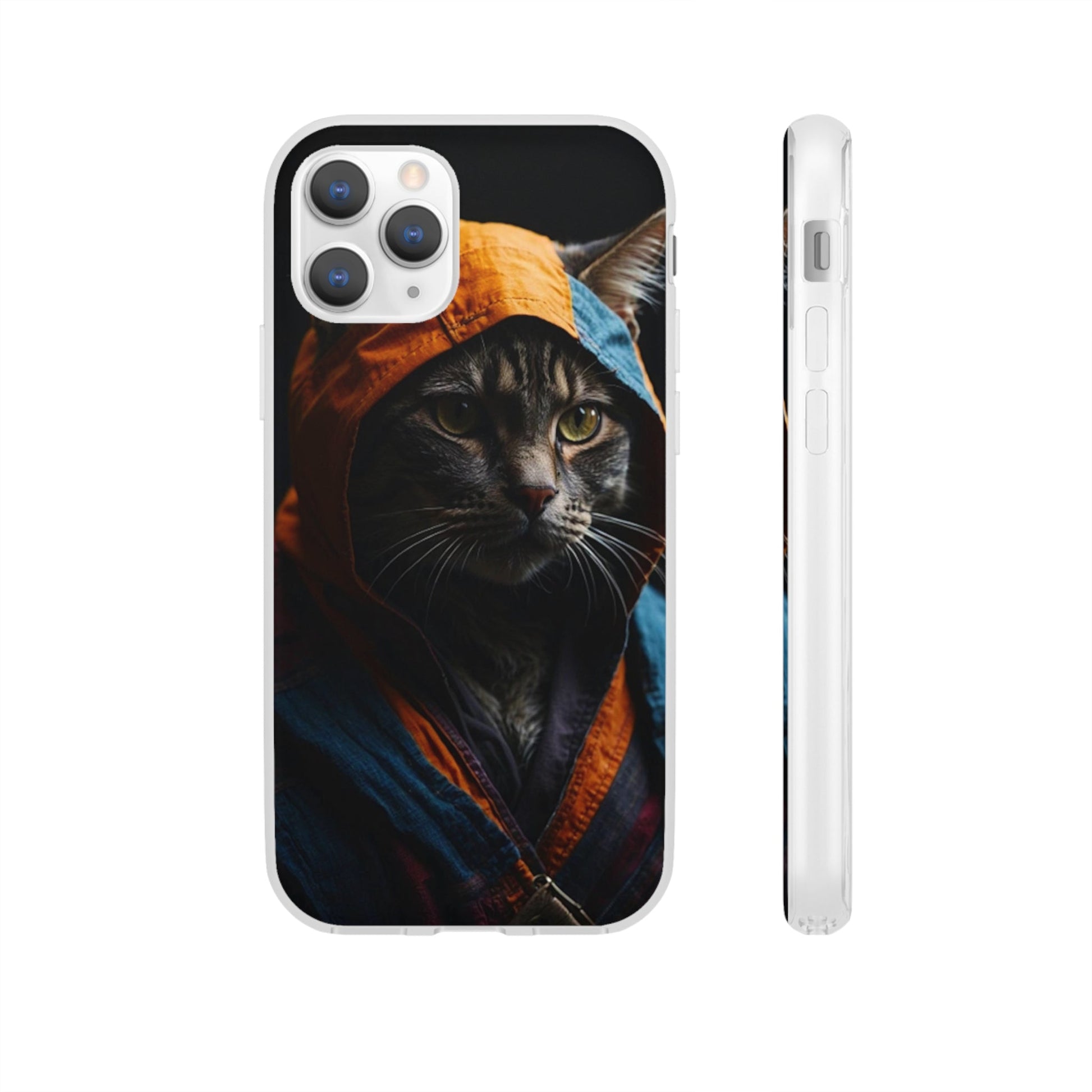 Muscular Cat Flexi Case - Colorwink