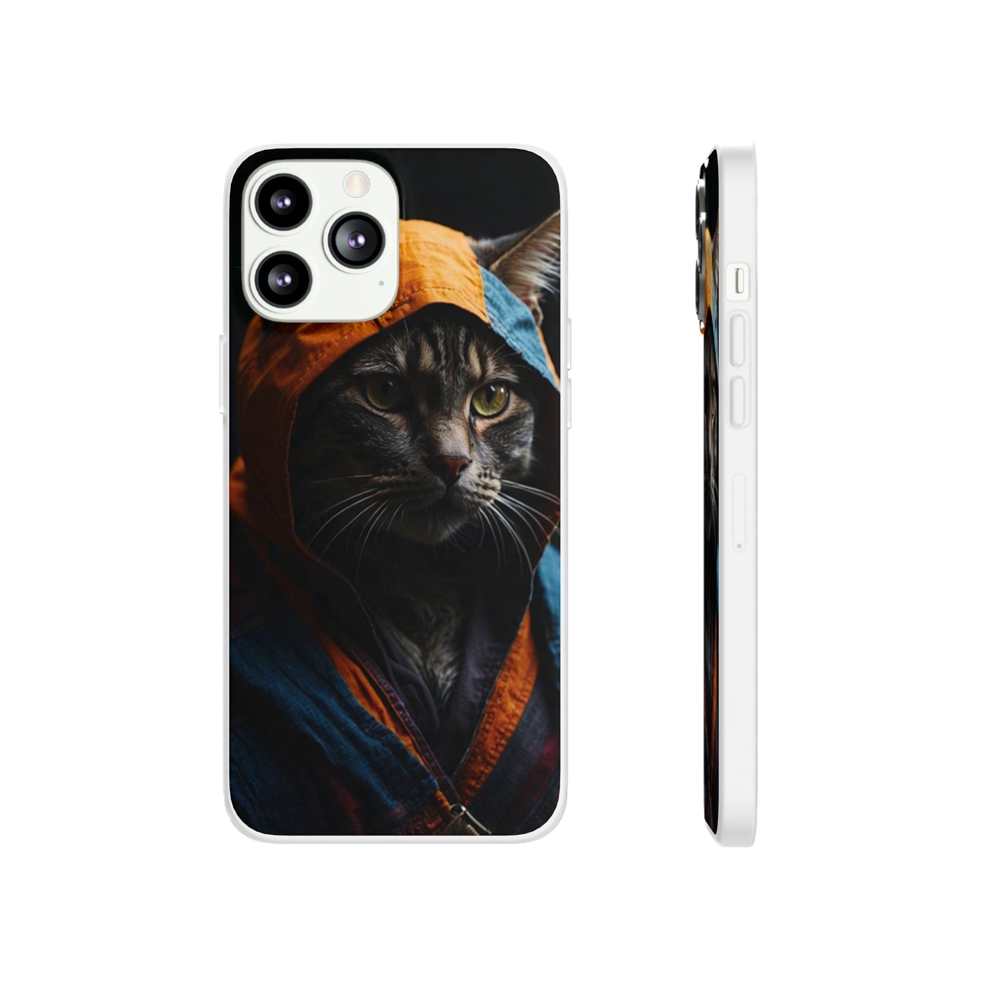 Muscular Cat Flexi Case - Colorwink