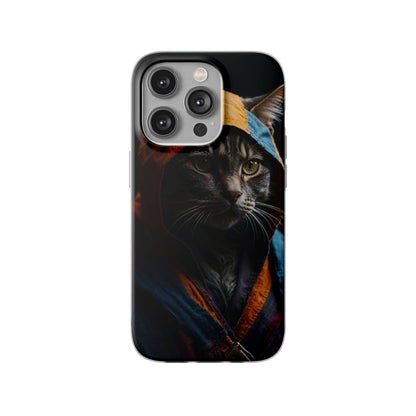 Muscular Cat Flexi Case - Colorwink