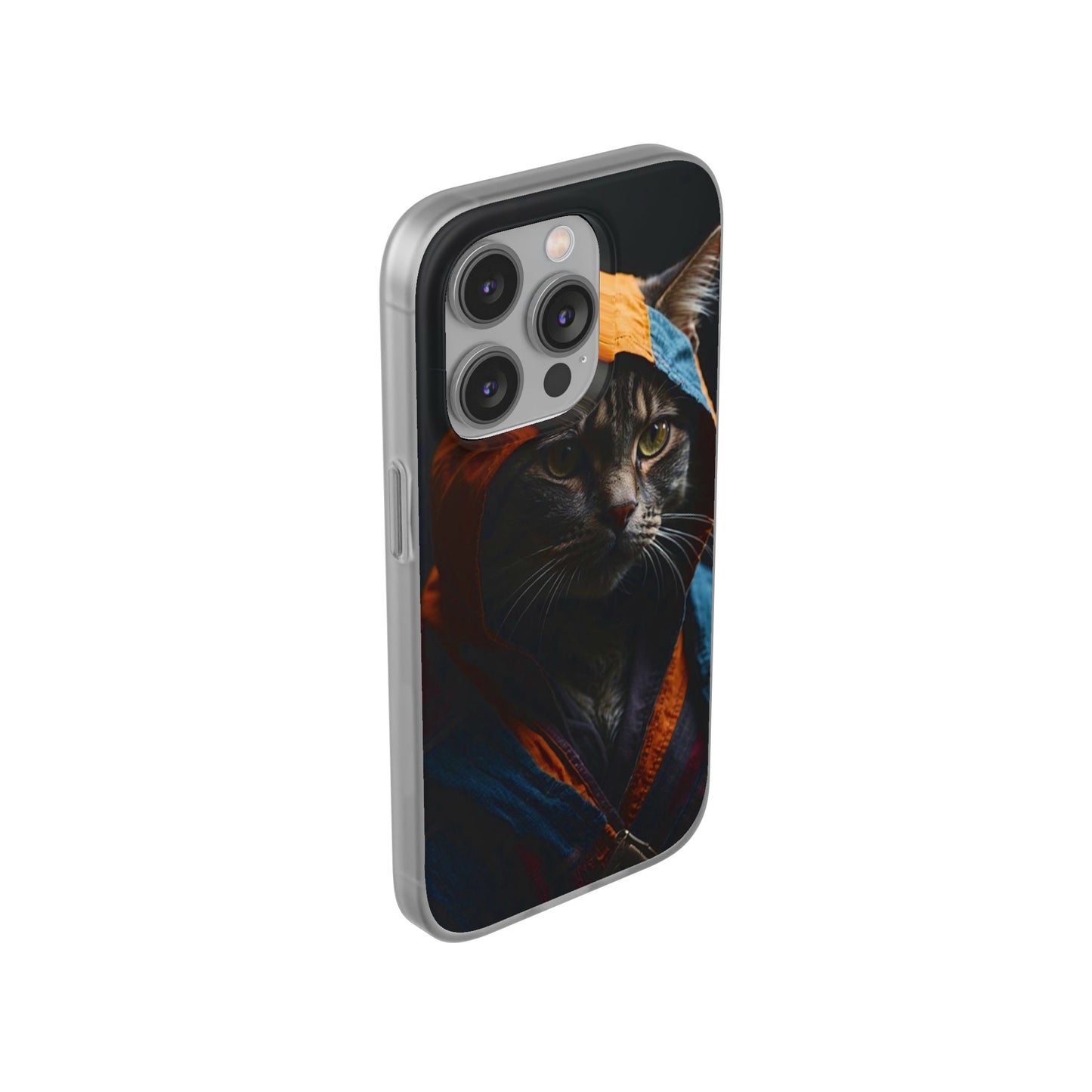 Muscular Cat Flexi Case - Colorwink