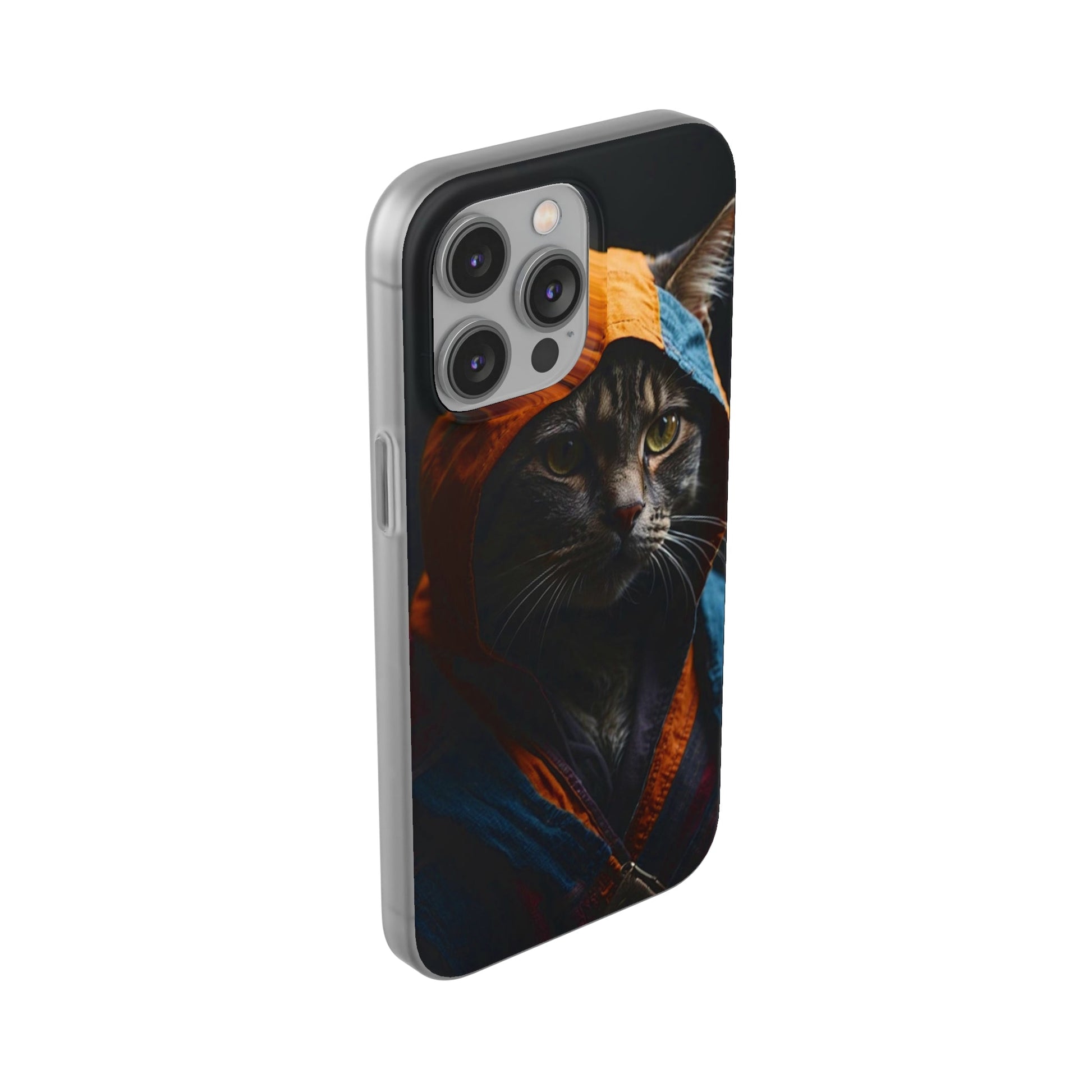 Muscular Cat Flexi Case - Colorwink