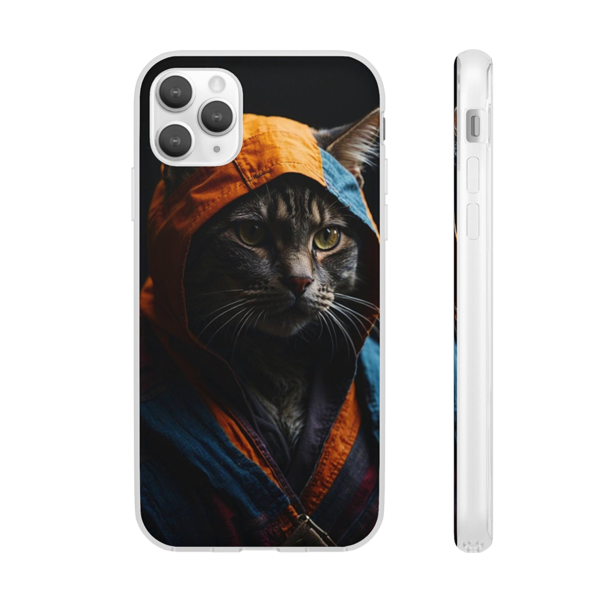 Muscular Cat Flexi Case - Colorwink