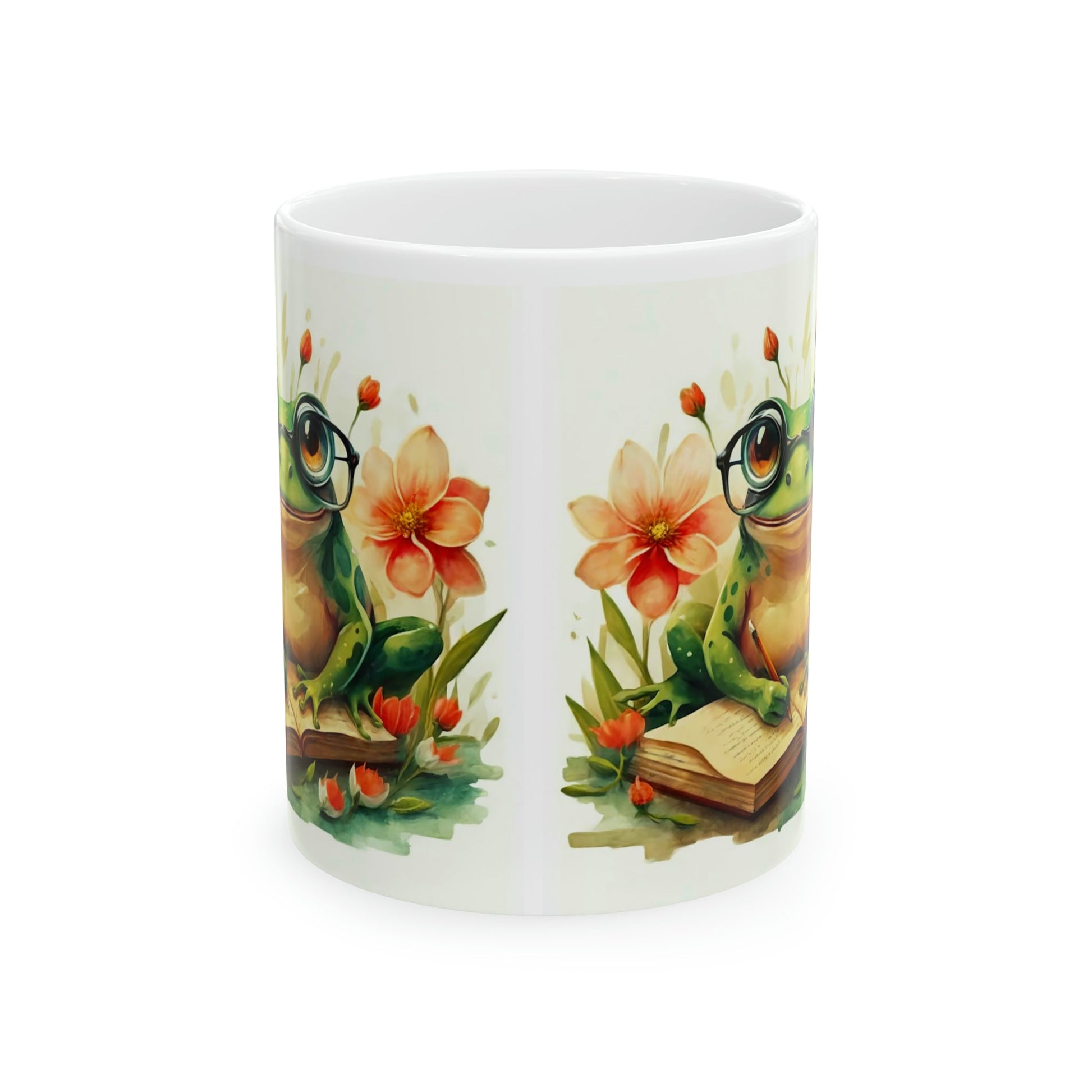 Nerd Frog Ceramic Mug - Colorwink