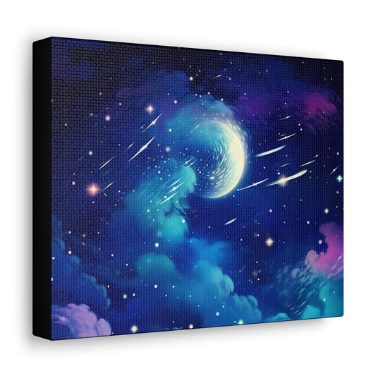 Night Sky View Canvas - Colorwink