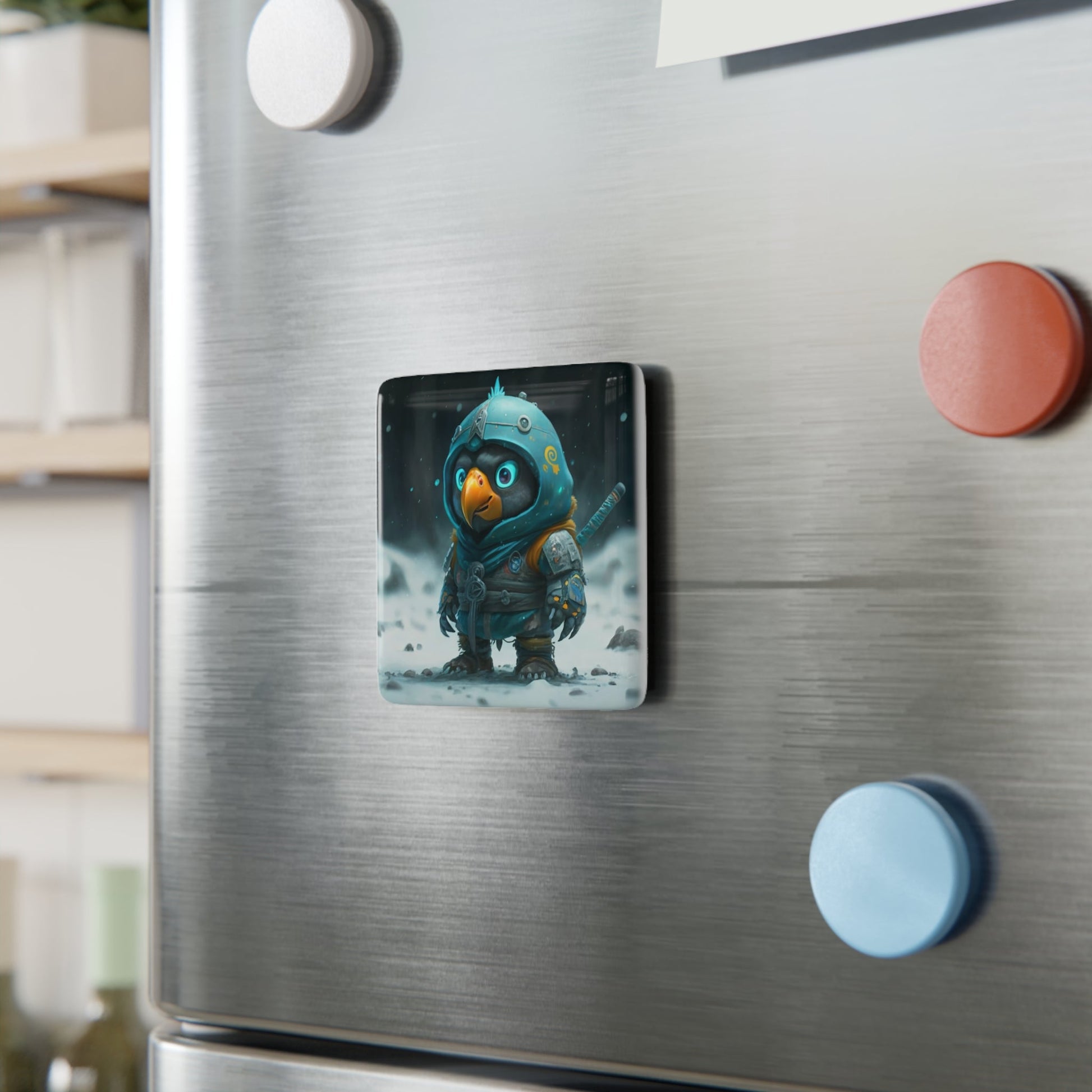 Ninja Bird Fridge Magnet - Colorwink