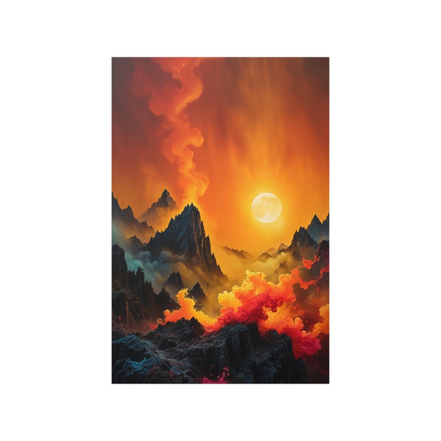 Oil Paint Art Poster - Colorwink