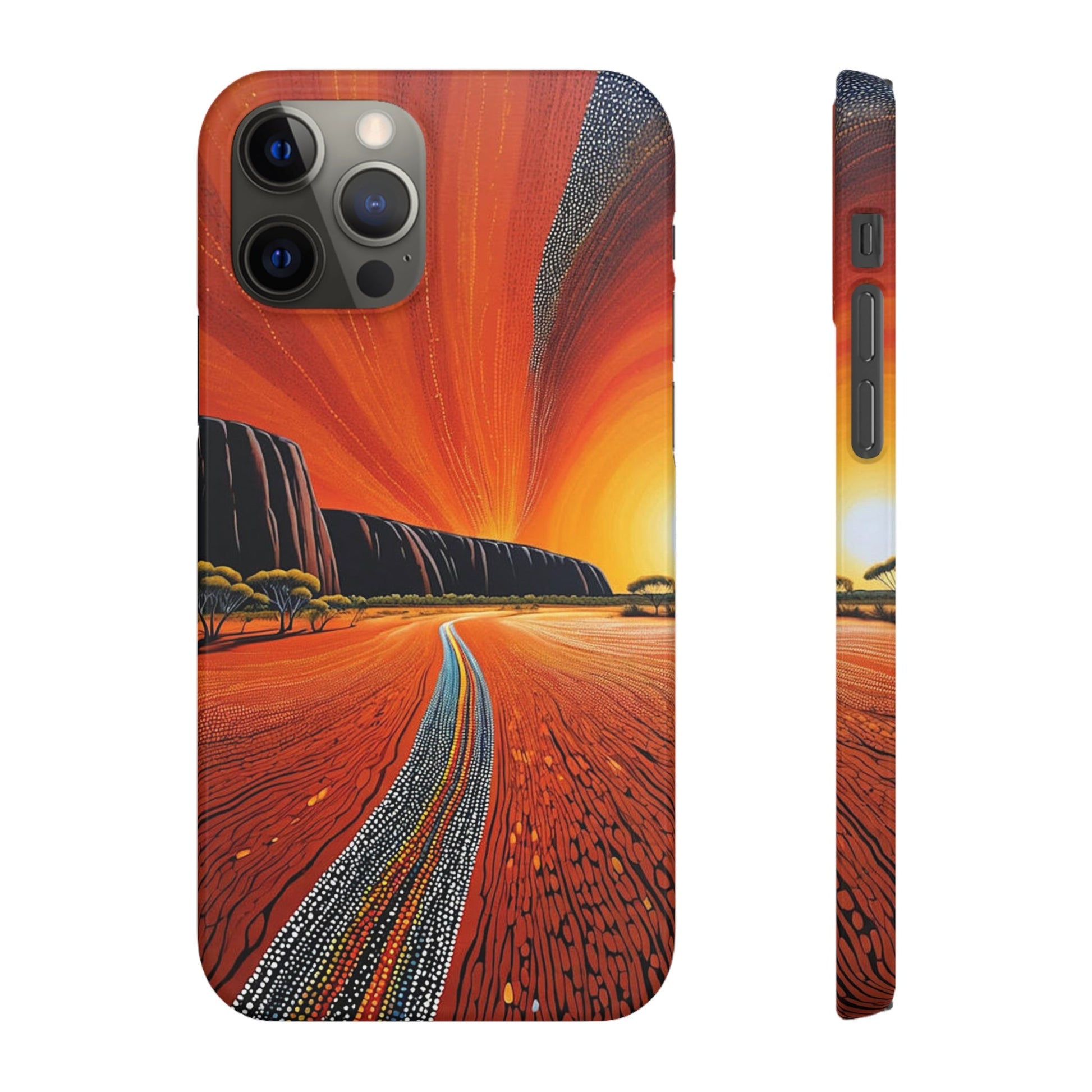 Orange landscape Snap Case - Colorwink