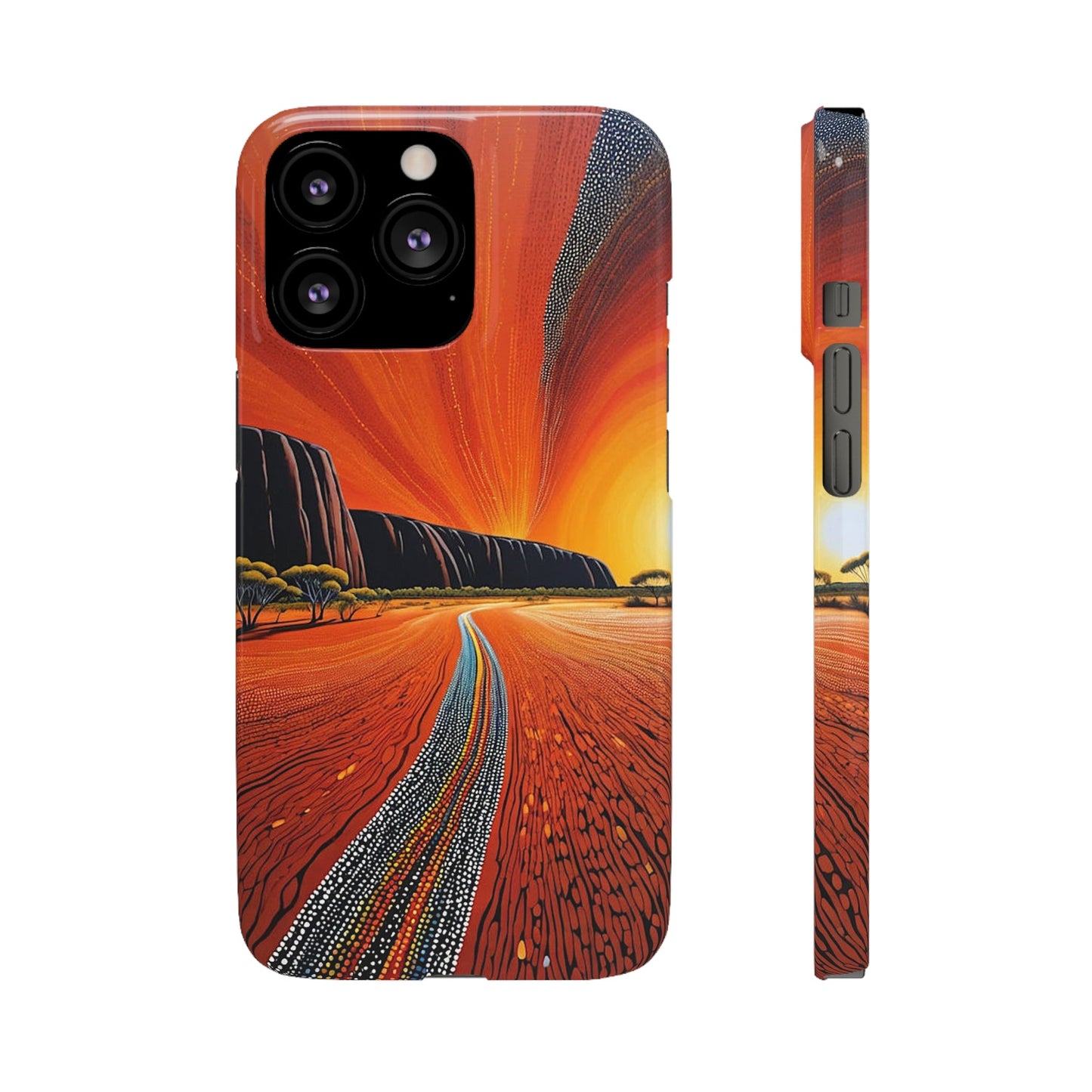 Orange landscape Snap Case - Colorwink