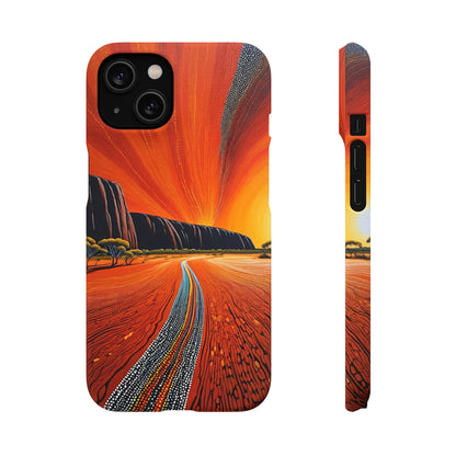 Orange landscape Snap Case - Colorwink