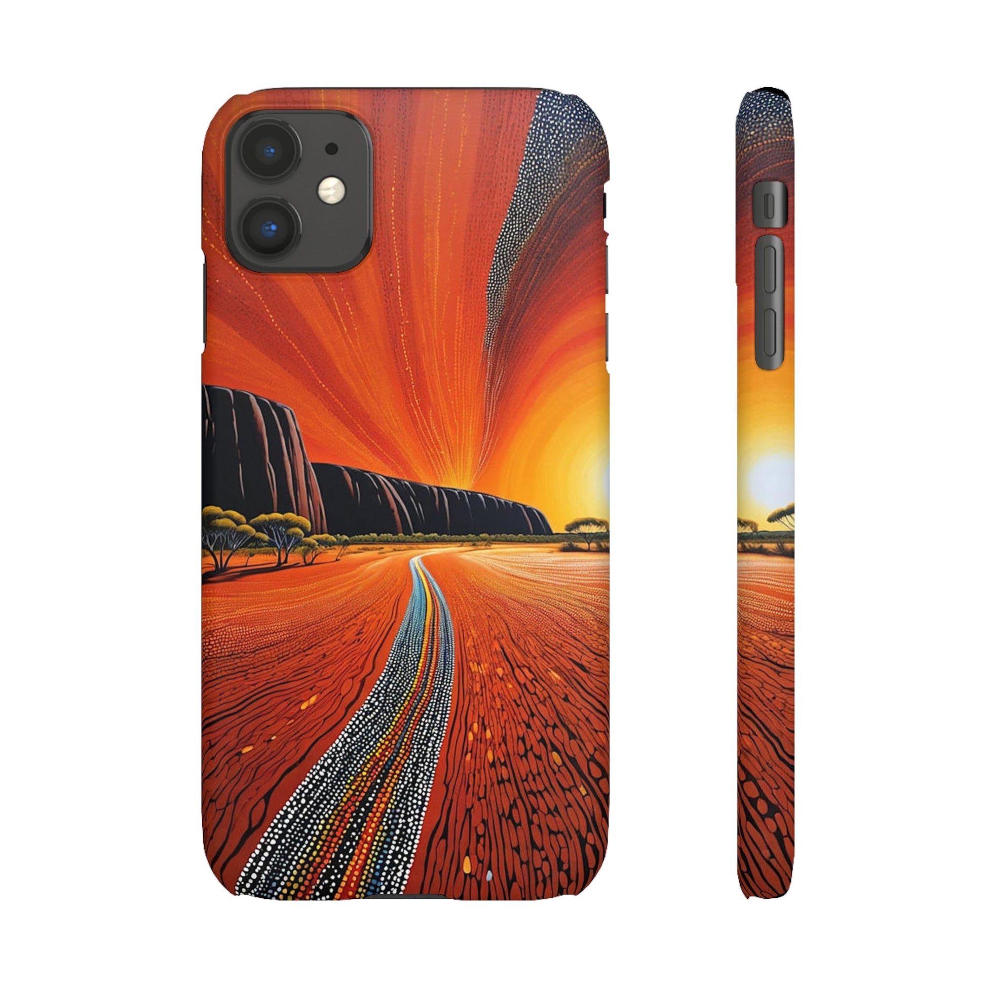 Orange landscape Snap Case - Colorwink