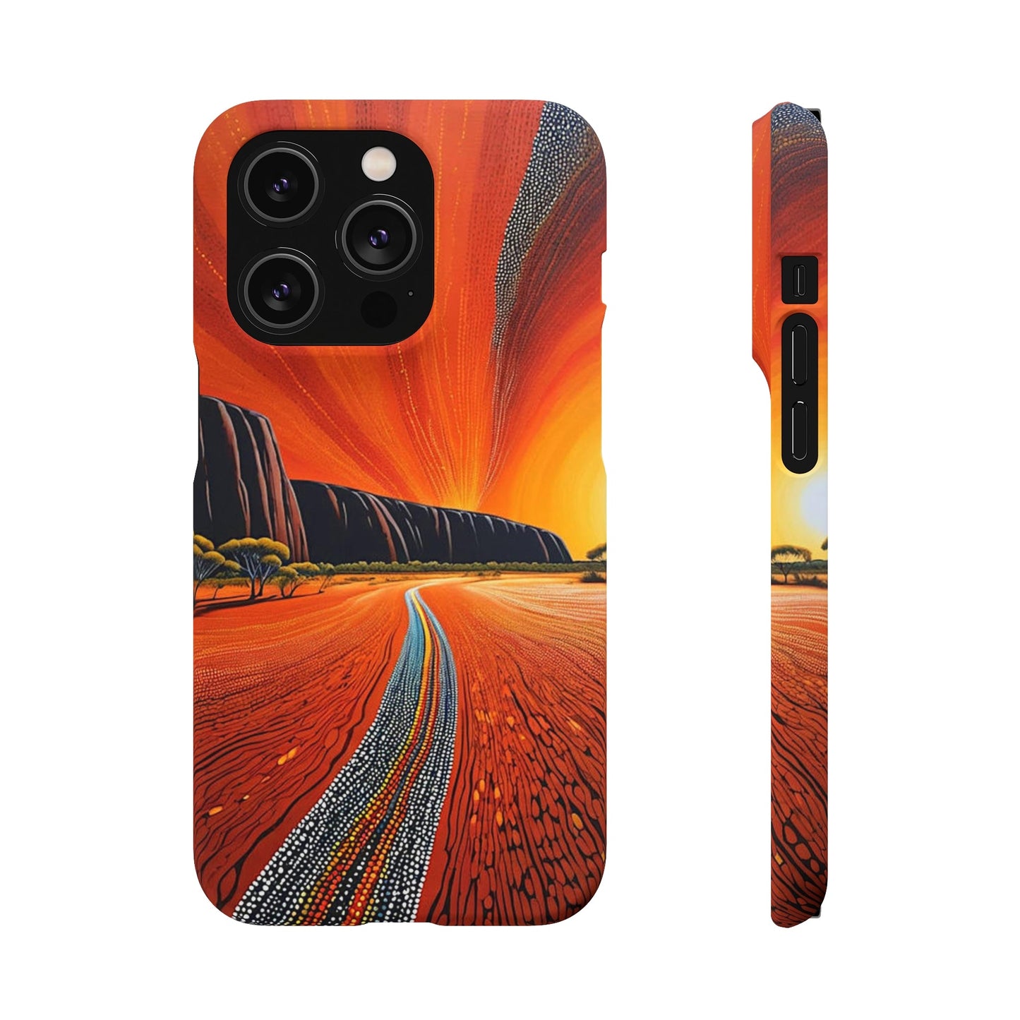 Orange landscape Snap Case - Colorwink