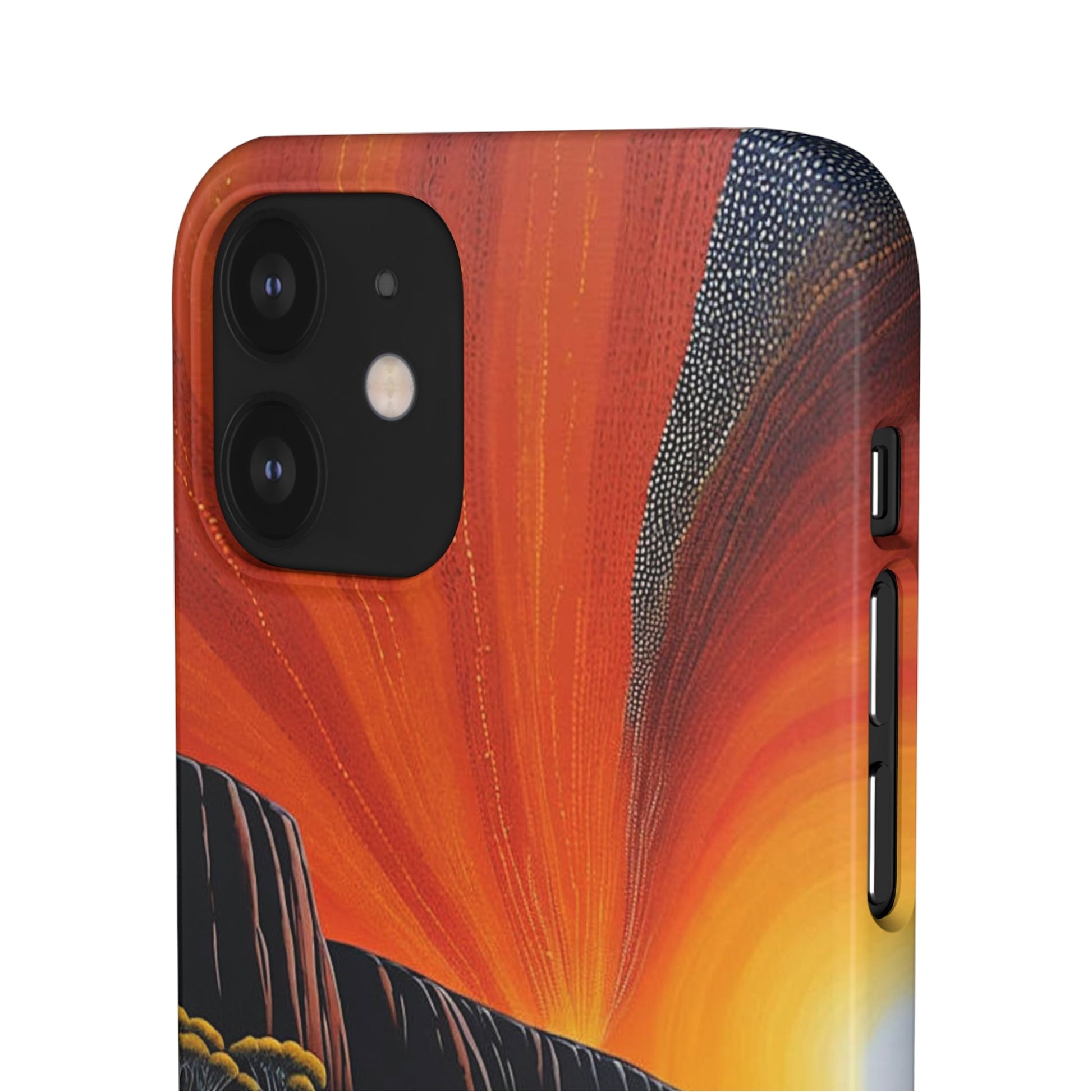 Orange landscape Snap Case - Colorwink