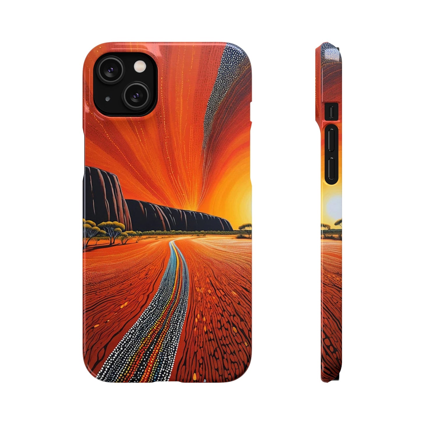 Orange landscape Snap Case - Colorwink