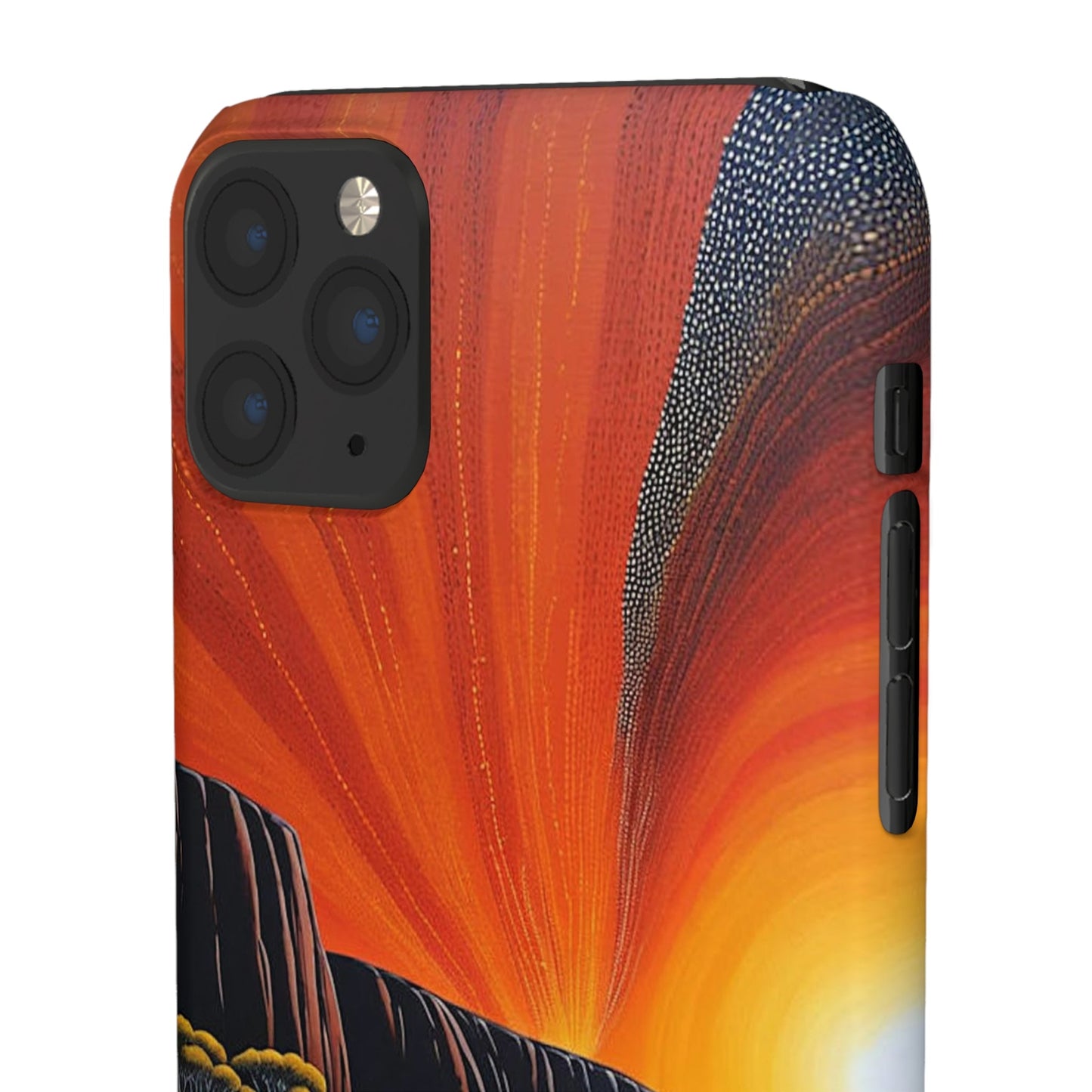 Orange landscape Snap Case - Colorwink