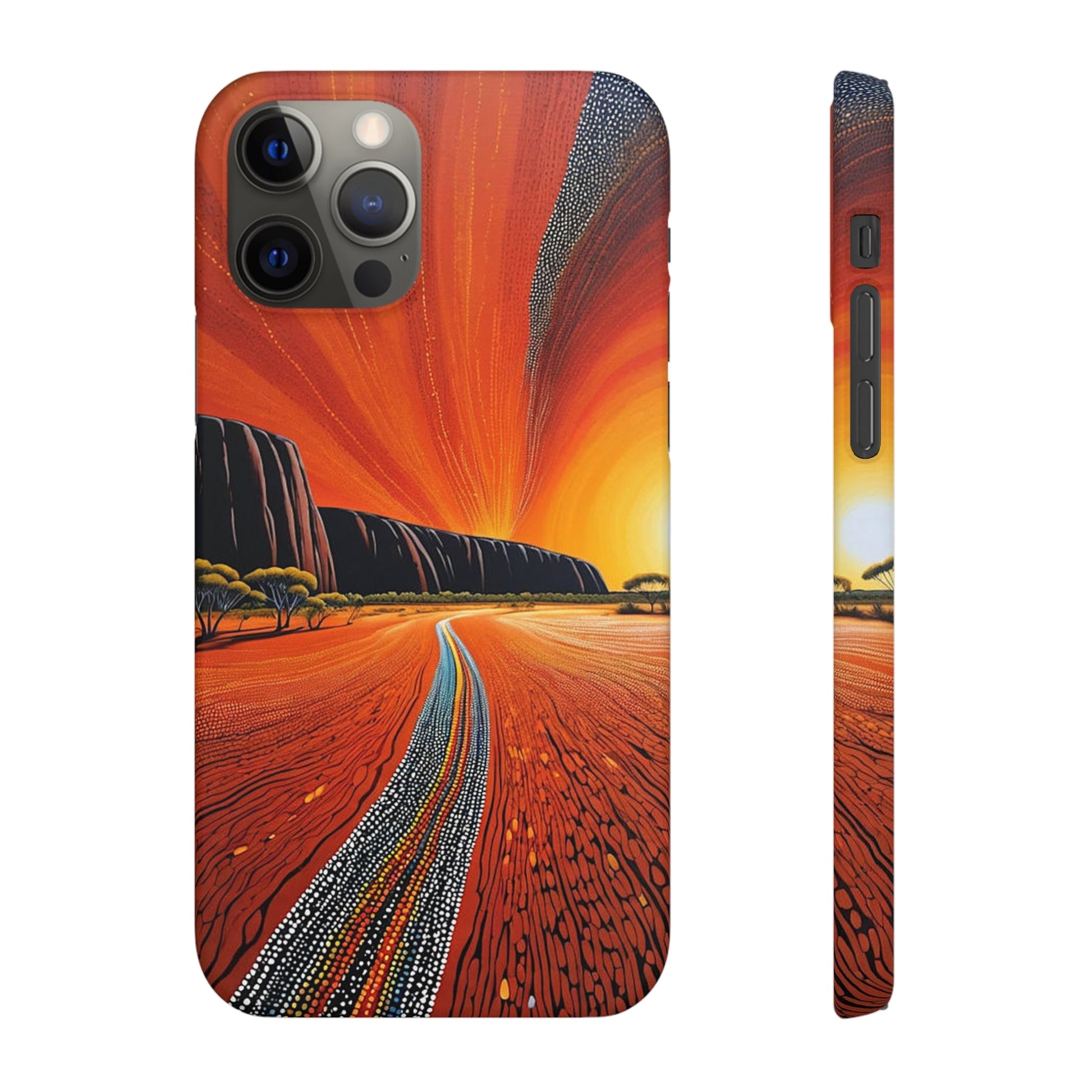 Orange landscape Snap Case - Colorwink