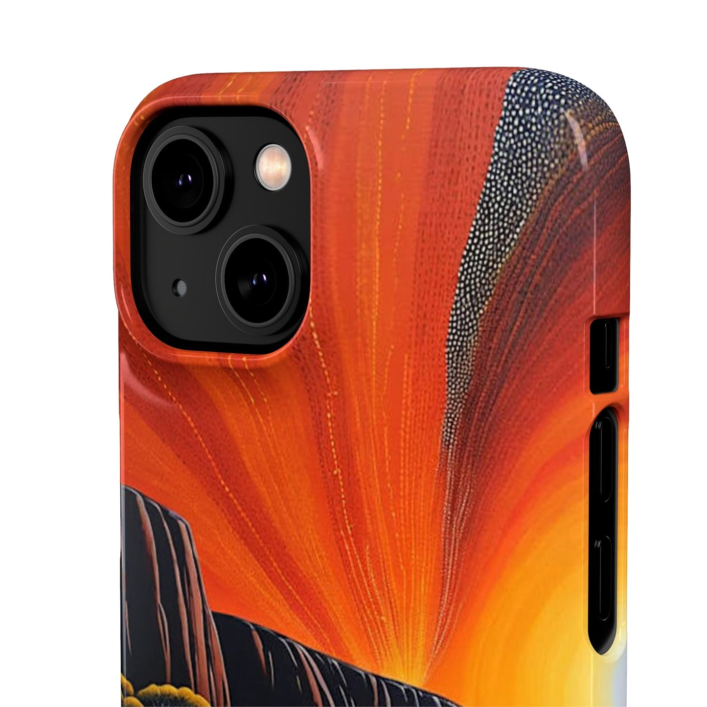 Orange landscape Snap Case - Colorwink