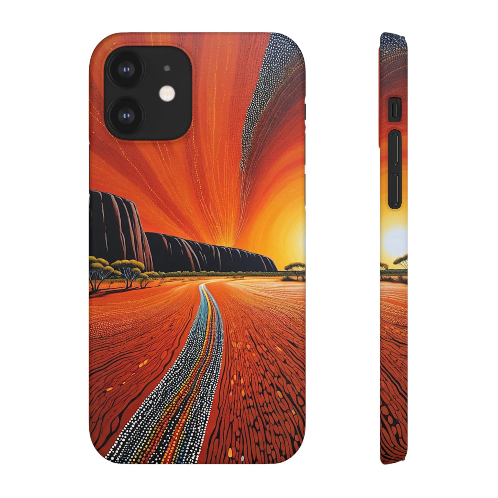 Orange landscape Snap Case - Colorwink