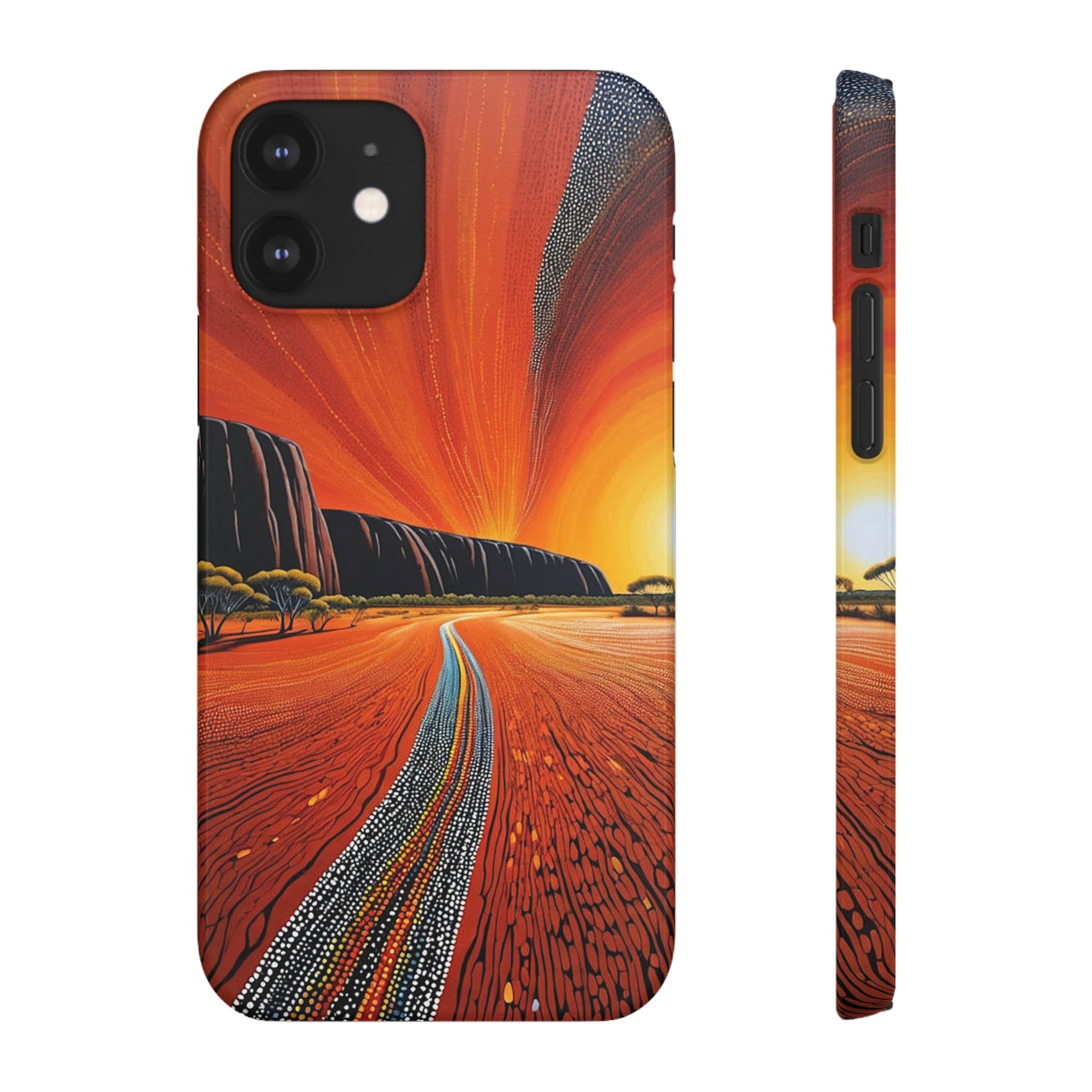 Orange landscape Snap Case - Colorwink